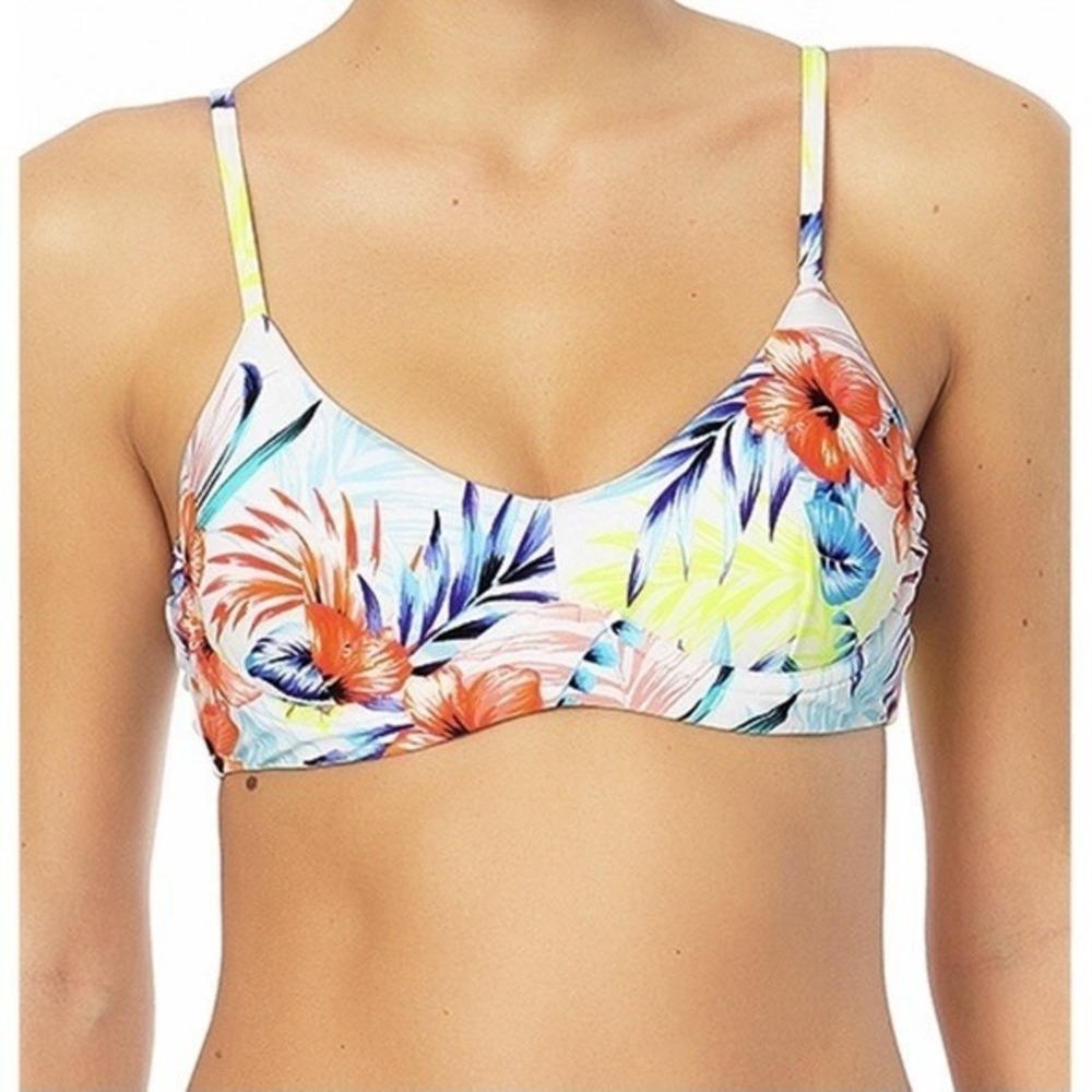 No Boundaries Juniors Underwire Bralette Bikini Top Swimsuit Small 3-5 New Cute